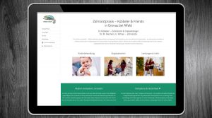 Kübbeler & Friends Zahnarzt Gronau / Alfeld Webdesign