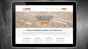 TSE Waterler Tiefbau Schleswig Holstein Website / Webauftritt